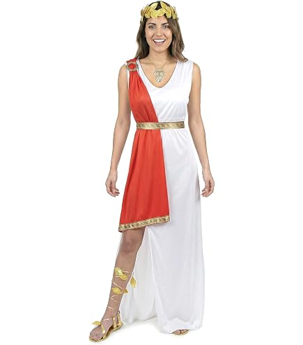 Déguisement Déesse Fille W WIDMANN MILANO Party Fashion - Costume D'enfant D'impératrice Romaine, Robe, Déesse, Costumes De Carnaval Mythologie Grecque Pour Enfants