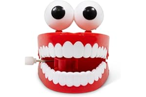 HGL Standard EYEBALL CHATTERING TEETH, 6 x 6.5 cm, Assorted Designs and Colours