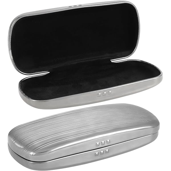 2 Fundas Delgadas De Metal Duro Mate Para Gafas De Lectura | Cuotas Sin