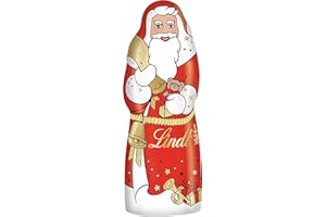 ‎LINDT Lindt Schokolade Weihnachtsmann | 40 g | Weihnachsmann aus feinster Vollmilch Schokolade | Weihnachtsmann | Schokoladen-Geschenk zu Weihnachten | Weihnachtsschokolade