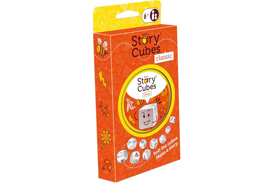 Asmodee | Rory's Story Cubes Eco Blister Original | Family Dice Game | Ages 6+ | 1-12 Players