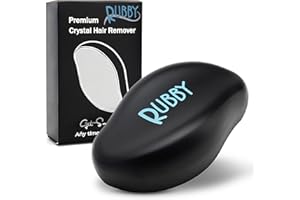 Das Original! Rubby Nano Crystal Haarentferner | Haarentfernung ohne Rasieren | Ohne Schmerzen & Schneiden | Magischer Haarentferner | Schwarz