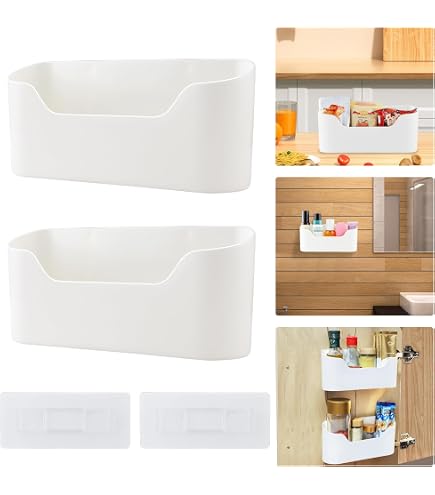 Lot De 4 Distributeurs Muraux Pour Papier Alu Et Film - Adhésifs, Sans Perçage, Pour Cuisine