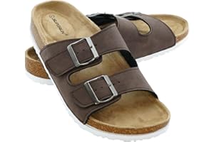 GENERISCH + Pantoletten Sandalen Hausschuhe Schlappen Clogs Kork Fußbett Gr. 36-49