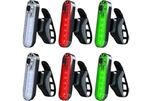 GAOUTO 6 luces LED de navegación para barcos, USB, 3 modos intermitentes, carga, kayak, luces traseras
