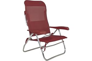 Crespo - Silla de Playa AL/223 - Rojo, Silla de Playa - AL/223