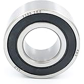 Parts and Parts Angular Contact Ball Bearing 3205 2RS 25 x 52 x 20.6 mm DIN 628 Double Row Low Friction Sealed Bearing for Radial & Axial Loads Ideal for Industrial and Automotive Applications