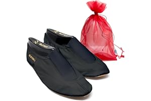 DanzaVinci Bundle Bleyer Voltigierschuh 3841 Moskau-V mit Chiffonbeutel, Gymnastikschuhe rutschfest