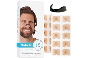 NIESEL 15 Stück Nasal Strips, Intake Breathing Nasal Strip, Magnetischer Nasenstreifen, Anti Schnarch Nose Strips, Sicheres Und Wirksames Nasenpflaster Besser Atmen, Nasenpflaster Gegen Schnarchen