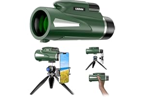 AiMeiteng Monocolo, 12X50 cannocchiale monoculare, Monocolo trekking, ideale per birdwatching, escursioni, viaggi e concerti, prisma BAK4, colori chiari, durevole e portatile