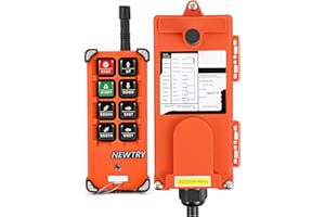NEWTRY Control Remoto de grúa inalámbrica 220V, transmisor Receptor para la grúa de elevación Industrial (transmisor + Receptor AC 220V)