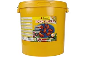 TROPICAL Pond Flakes 21L / 3,5kg - Aliment en Flocons à Multi ingrédients pour Poissons d'étang