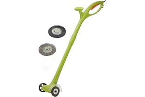 Garden Gear Electric Weed Sweeper Clears Drives Patios and Paving of Weeds Moss and Dirt - 140 Watts (Weed Sweeper & 4 Brushes)
