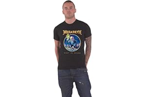 Megadeth T Shirt Rust in Peace Anniversary Band Logo Nouveau Officiel Unisex