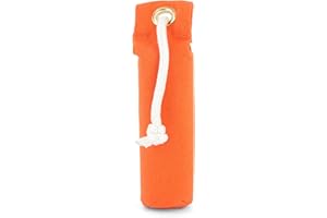 SportDOG Brand Canvas Dummies - Herramienta de Entrenamiento para Perros de Caza - Parachoques con Peso para lanzar fácilmente - Mantiene fácilmente el Aroma del Juego - Flota - Cachorro - Naranja