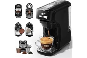 HIBREW H1B – Macchina da caffè programmabile 6 in 1, Hot / Cold Espresso Coffee Maker regolabile con temperatura e volume della tazza