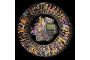 Douer Nuevo 25 Cartas Pok de Lamina con Alto Ataque, Version Español, Material de PVC, Cartas de Colección (Negra)