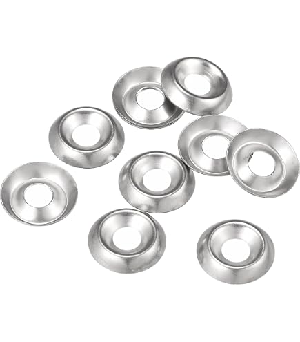 Schraube Forgefix Bag 6 Tassen Unterlegscheiben Messing Massiv Poliert Nr, 200