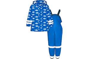 Playshoes Apparel Regen-set Ungefüttert zweiteilig Regenhose Regenjacke Regenbekleidung (1er Pack)