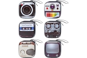 Sixfolo Mini Monedero para Niños 6 Piezas Vintage Monederos de Hojalata Cartera Monedas de Cuadrado Portátil Monedero Pequeño Monedas con Cremallera para Niño y Niñas Adulto