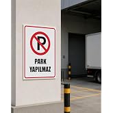 Karbonsoft Park Yapılmaz Uyarı Levhası Beyaz 20 x 30 karbonNM2105