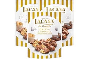 Lacasa Lote de 3x Bolsitas Mi Momento Nueces con Chocolate con leche 115G