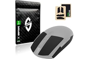 SensoryBoost Grip Tape para Logitech G305, G PRO, G203 Gaming Mouse (+ Grip Pad) antideslizantes, absorbentes del sudor, ultrafinas (0,5 mm) y sin residuos - accesorios para ratones de juego