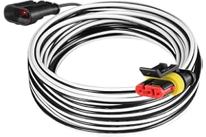 Lonnky Cable de Carga de Baja Tensión de 5 Metros para Husqvarna Automower & Gardena, Repuesto para 579 82 51-03, Resistente a la Intemperie, UV, Aceite y Fuego