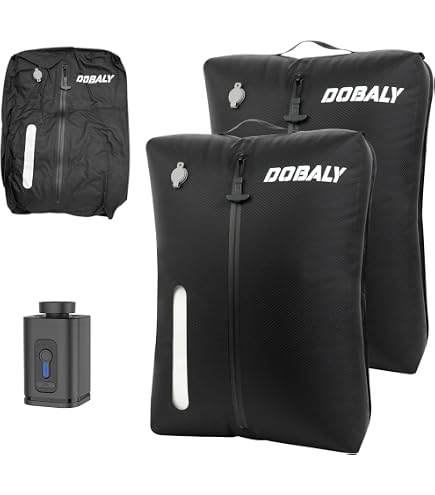 Sac Gonflable Multifonction – Se Gonfle En 10s, Imperméable, Sert De Repose-pieds Ou Sac De Rangement – Pour Camping Et Extérieur