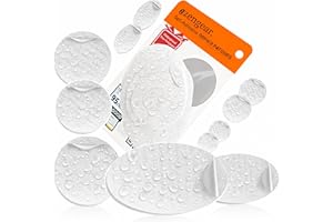 aZengear Self-Adhesive Repair Patches - Waterproof, Tear-Cold-Heat-Resistant Stick On Polyester to Fix Down Jacket, Puffer, Snowsuit, Shoe, Tent, Upholstery (11 Pcs, Clear)