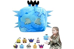 POPOYU Blox Fruits Plushies,Blox Fruits Soft Stuffed Animal Pillow,Blox Fruits Plush Box Toy,Cute Animal Soft Stuffed Blox Fruit Figure Soul Plush Doll Toys for Kids Birthday Gifts Bedroom Decoration