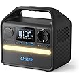 Anker 521 Portable Power Generator Station with LiFePO4 Battery, 256 Wh, 5 Ports, 300 W Power (Max. 600 W), 230 V Socket, 60 W USB-C PD, for Outdoor Use