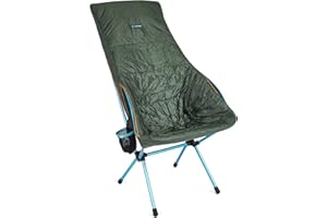 Helinox Seat Warmer | Der Gesteppte Sitzbezug mit synthetischer Isolierung wärmt Ihren Stuhl (Coyote Tan and Forest Green, Savanna and Playa Chair)