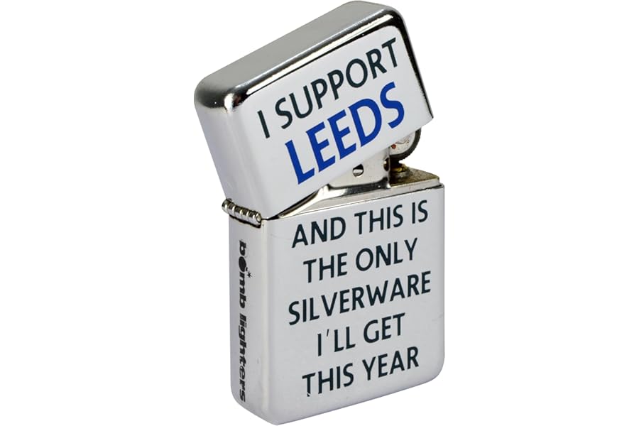 Joke Gift for Leeds United football fan Funny I Support utd Lighter