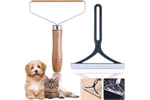 Cuidongsheng 2 Pcs Brosse Anti Poils Chien Chat Animaux,Rasoir Anti Bouloche Manuel,Portable Nettoyeur de Peluche Lint Remover pour Tapis,Animaux Domestiques,Vetements,Canapes