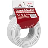 Maclean MCTV-574 82ft RG6 1.0CSS SAT Coaxial Antenna Cable