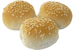 BARKERS BAKERY Barkers Frozen Mini Sesame Seed Topped Burger Buns 2inch/5cm - 5x48