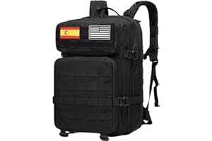 Delgeo Mochila Tactica 25L/45L Militar,Gran Capacidad Mochila,Plegable Impermeable Mochila Para Montañismo,Senderismo,Camping y Viajes