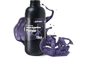 Phrozen Aqua Hyperfine-Purple | Résine UV 405 nm pour Impression 3D LCD/DLP/SLA | Ultra Haute Résolution 12K+, Non Cassante - Violet (1kg)