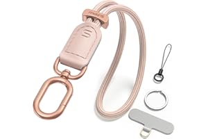 SURPHY Cordon Telephone Portable Multifonctionnelle à la Mode, Lanière de Poignet Réglable Solide et Durable, Dragonne de Lanière pour les Clés, les Ecouteurs et plus
