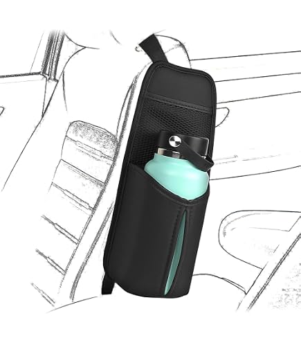Organizzatore Auto Per Pasti Tavolino Pieghevole Per Sedile Auto - Vassoio Con Portabicchieri Per Passeggeri Posteriori, In ABS Nero, 34x20 Cm Tavolino Auto