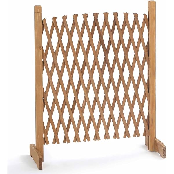 Cancello Pieghevole Per Cani PAWLAND - In Legno, 4 Pannelli, Altezza 24 Pollici