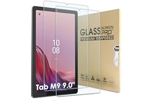 Bighan 2 Pack Screen Protector Compatible with Lenovo Tab M9 9", 9H Hardness Tempered Glass Film Clear Anti-Bubble Full Coverage foil