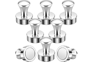 Wukong 16×20mm Calamite Piccole,8 Pezzi Magneti Neodimio,Calamita Potente Magneti Frigo,Calamite Per Lavagna Magnetica per Pannelli Magnetici, Cucine e Porte