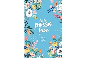 2023-2024: Agenda 2023 2024 settimanale orizzontale A5, settembre 2023 a dicembre 2024 16 mesi, colore blu