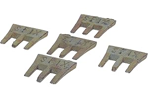 PRODIAMANT S-Fix Keile 5 Stück Größe 2 für Hammer Axt Stiele, Sprossen bis 23mm Durchmesser, Made in Germany