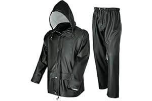 NAVIS MARINE Vêtements de pluie pour homme – Veste de travail extensible et confortable – Vêtements de pluie pour l'extérieur