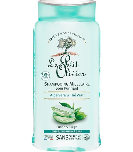 DAILY Diamonds Shampoing  l'aloe vera sans parfum ni laureth sulfate de  sodium - 250 ml - Idal aussi pour les cheveux fins car il ne contient pas  de silicone - N'alourdit