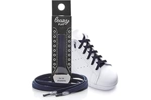 leazy Cordones Elásticos sin Nudo para Zapatillas - Anclaje Sencillo en las Puntas - Cordones sin Atar para Niños y Adultos