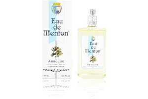 PRESTIGE DE MENTON Eau de Menton Absolue - Eau de Toilette Agrumes et Epices, mixte, Artisan Parfumeur en Côte d'Azur (100ml)